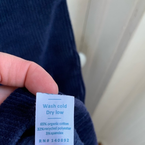 Marine Layer Corduroy Shift Dress Navy Small - Picture 5 of 5